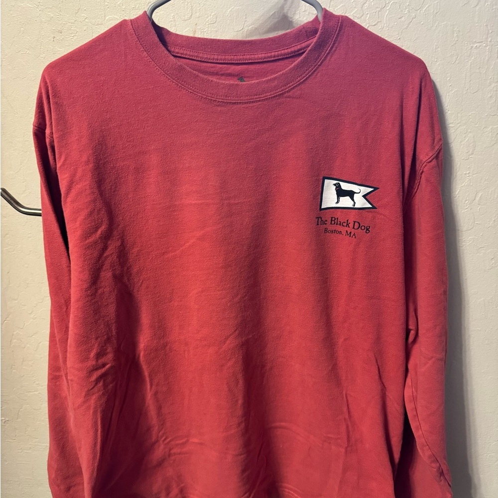 The Black Dog Coral Tee with Logo